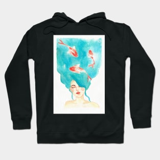 Swimming thoughts Hoodie